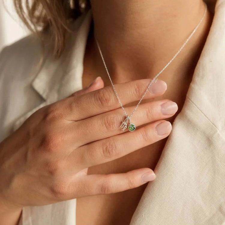 Birthstone Constellation Zirconia Necklace